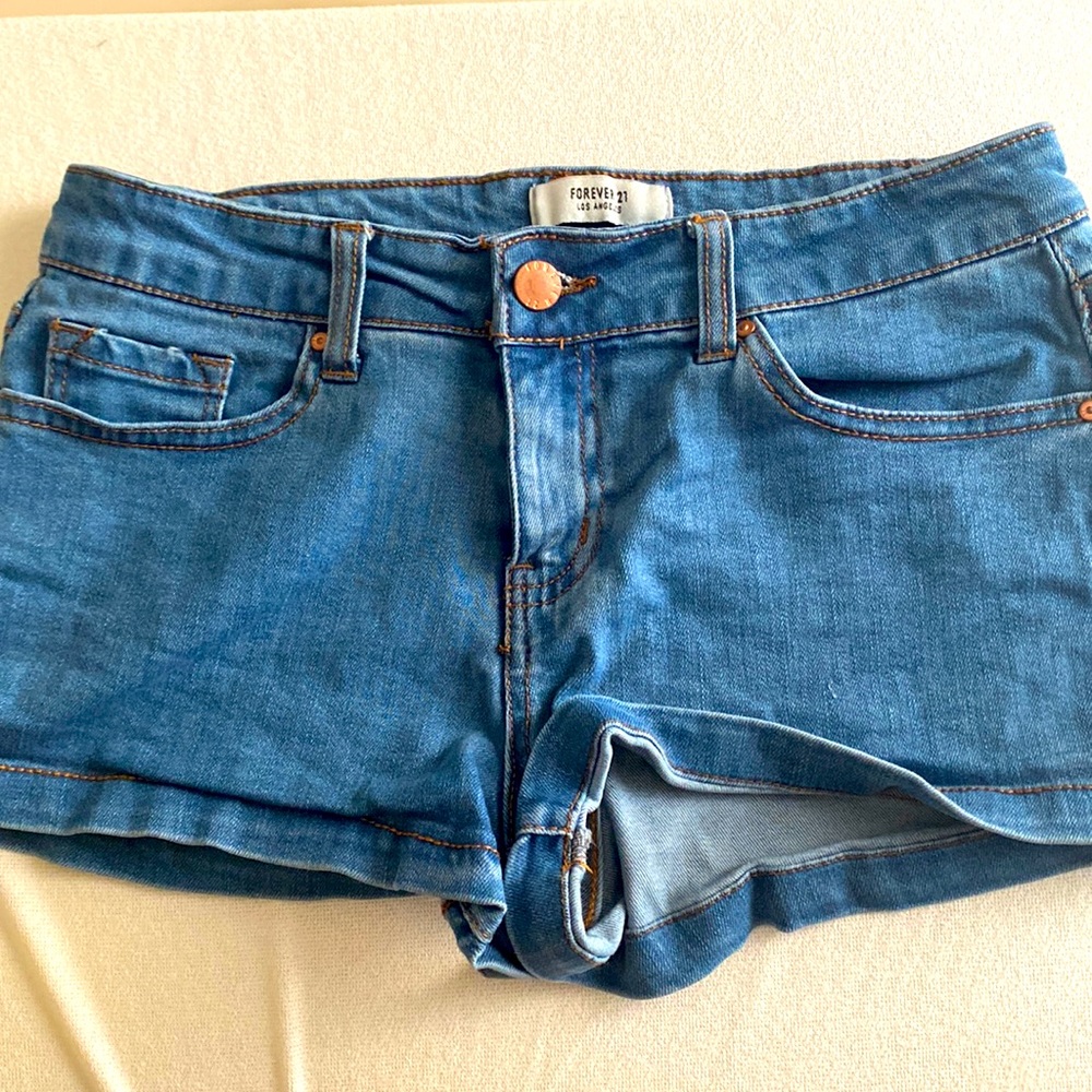Blue Jean shorts from forever 21